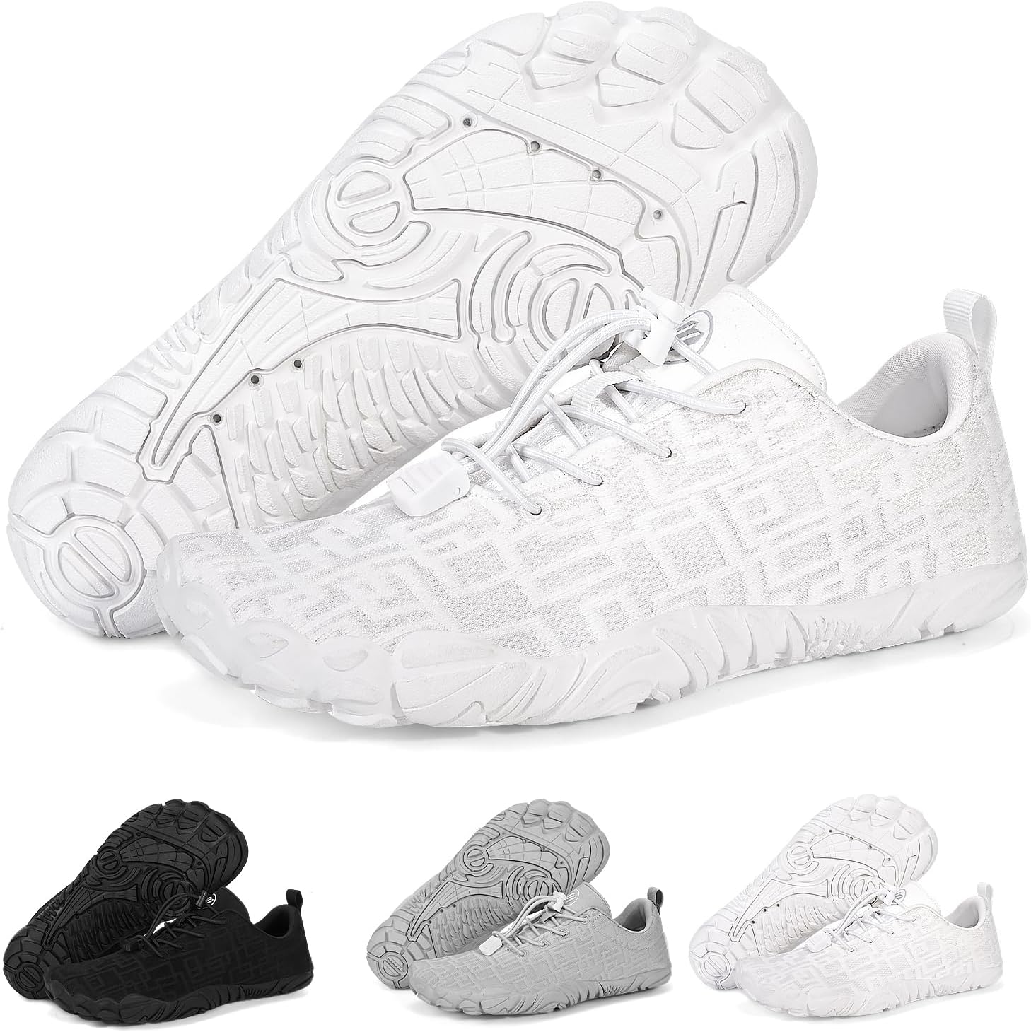 

Кроссовки для ходьбы для женщин и мужчин Bigzagger, белый