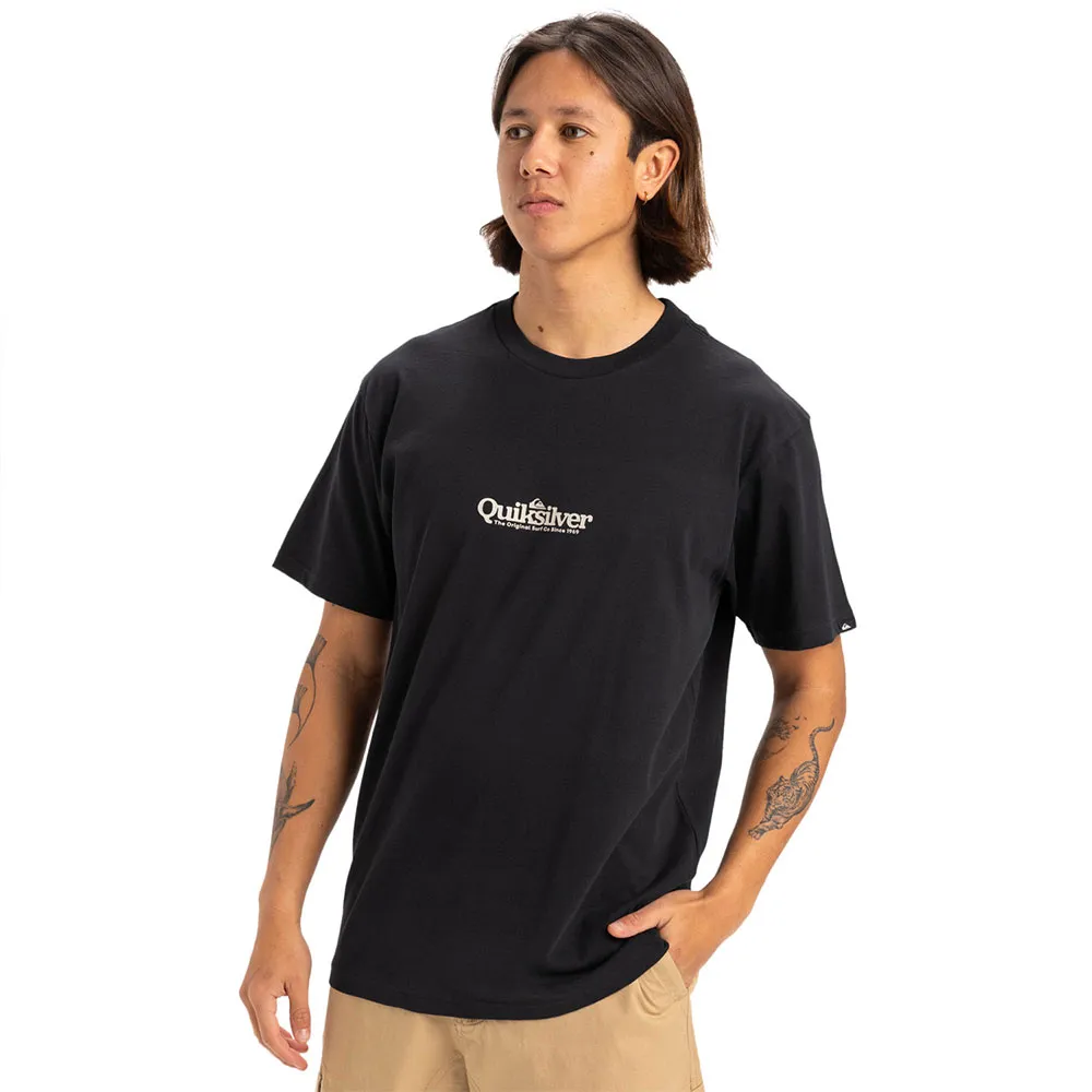 

Футболка с коротким рукавом Quiksilver Fineline, черный