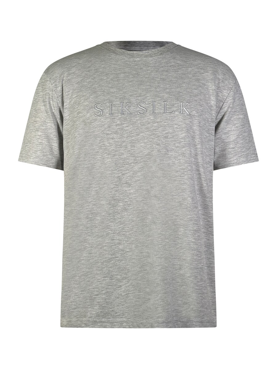 

Классическая футболка SikSilk Shirt, цвет grey/light grey