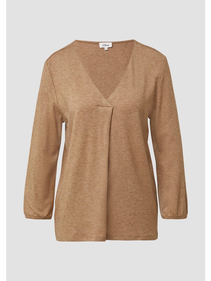 

Футболка 83W3_светло-коричневая s.Oliver, Коричневый, Футболка 83W3_светло-коричневая s.Oliver