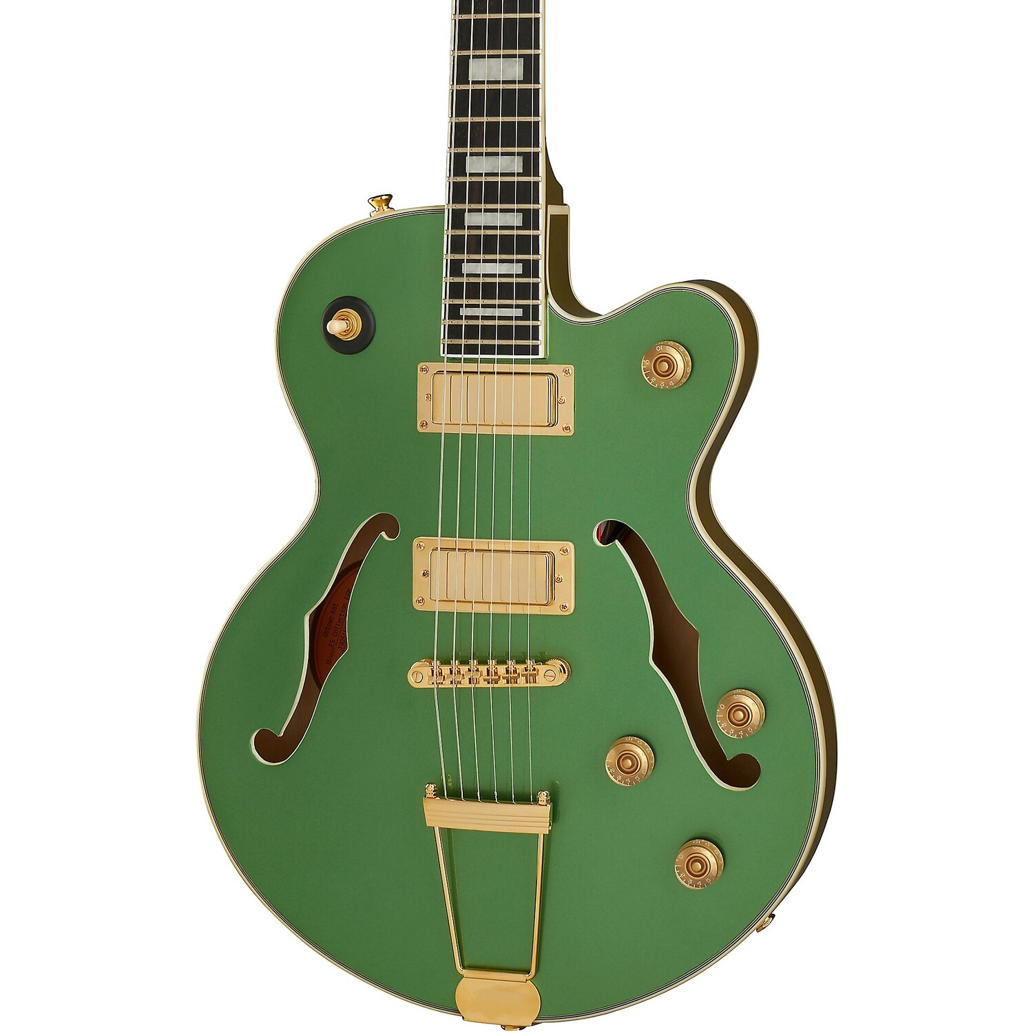

Epiphone Uptown Kat ES Полуполая электрогитара Изумрудно-зеленый металлик