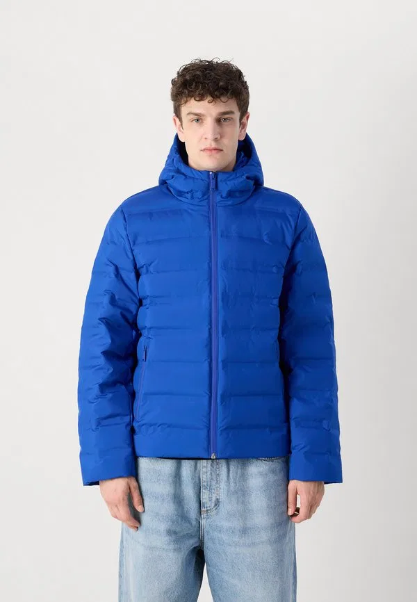 Складная пуховая куртка с тисненым логотипом Calvin Klein, Blue — фото 3