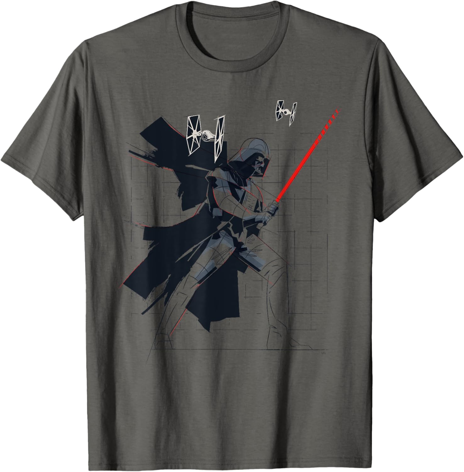 

Футболка Star Wars Darth Vader Dynamic Grid Sketch, серая