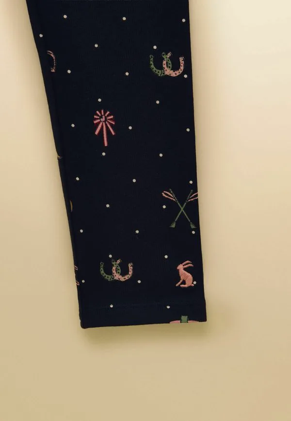 Леггинсы брюки Joules, Navy Tictac Horse — фото 4