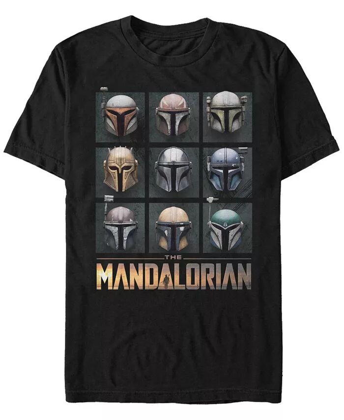 

Мужская футболка Mando Helmet Boxup с коротким рукавом Crew Fifth Sun, черный