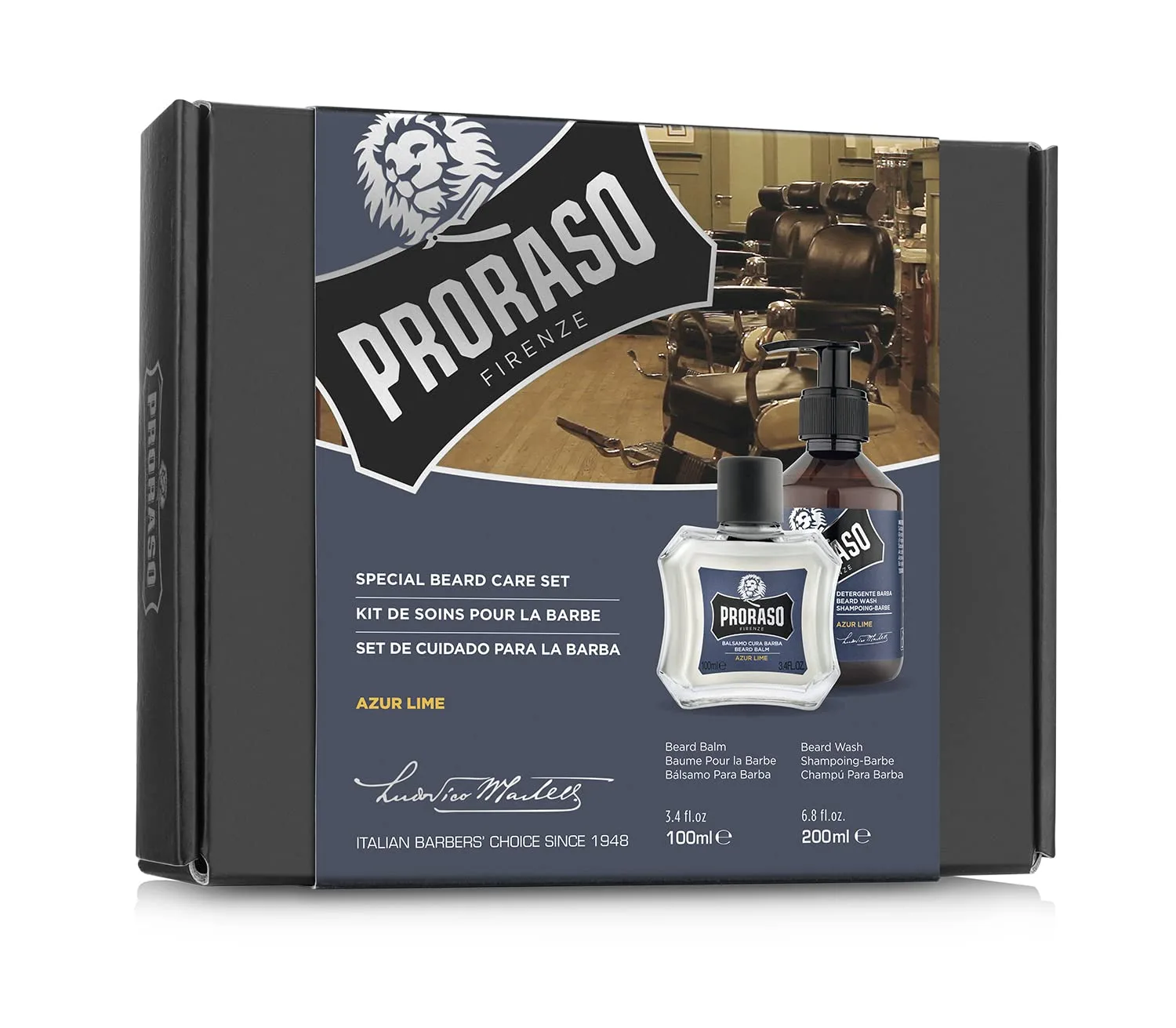 Набор для ухода за бородой Proraso Duo Kit для молодой или короткой бороды, включающий бальзам и средство для умывания. — фото 3