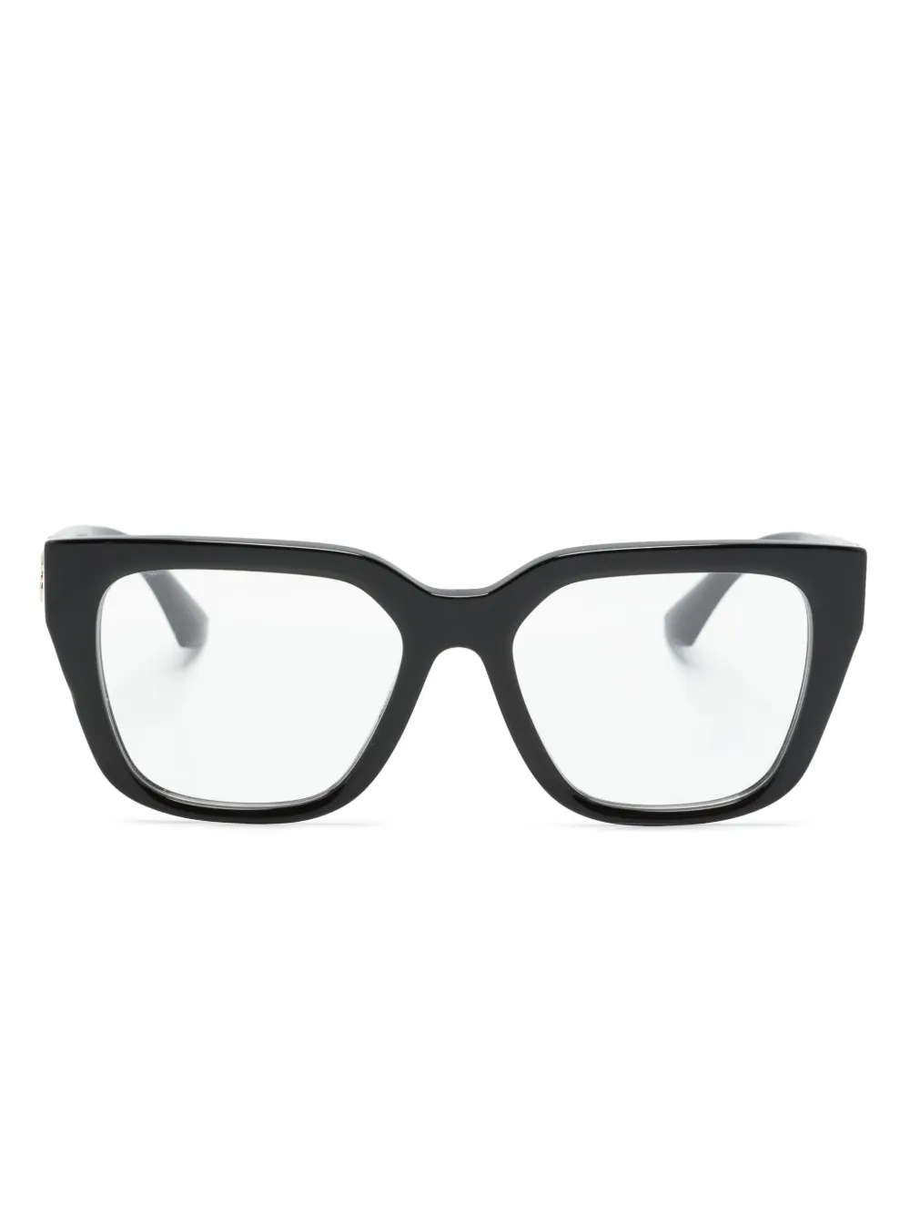 

Очки в квадратной оправе Burberry Eyewear, черный