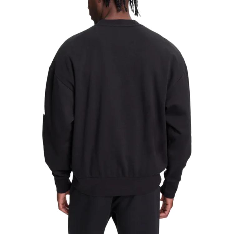 Adidas ESSENTIALS Sweatshirt Men's Black — фото 4