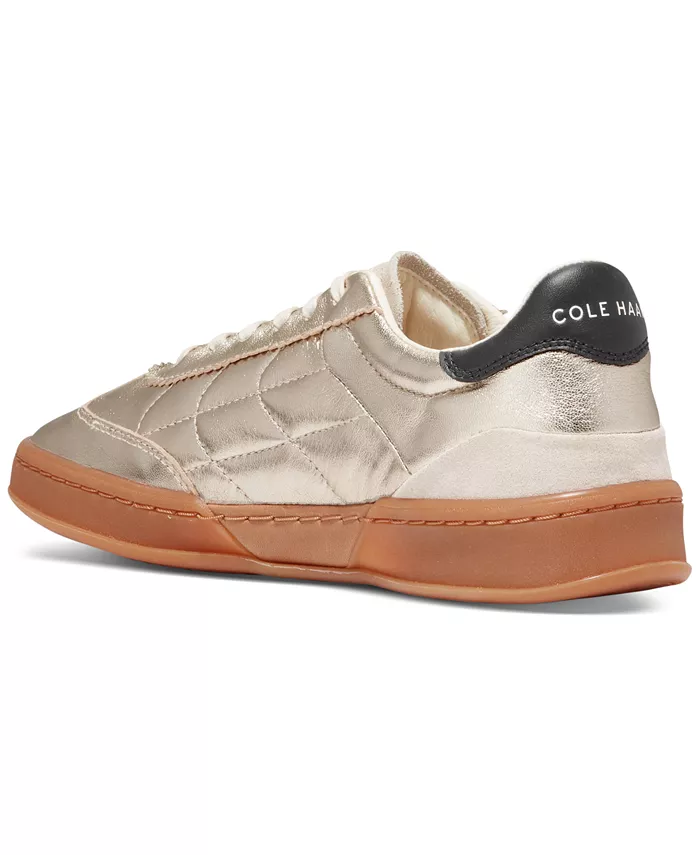 Женские кроссовки GRANDPRØ Breakaway на шнуровке с низким верхом Cole Haan, золотой — фото 3