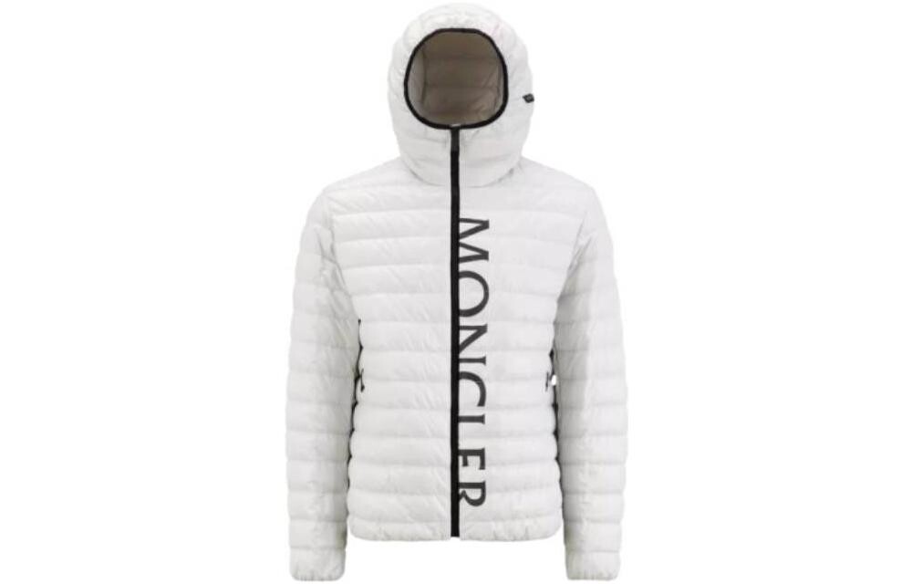 

Пуховик мужской белый Moncler