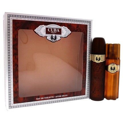 Парфюмерный набор для мужчин Parfum de France Cuba Paris Gift Set for Men 3 Pieces (Eau de Toilette 100ml, After Shave 100ml, Keychain) — фото 3