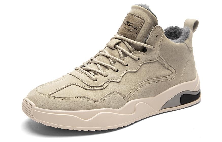 Кроссовки мужские Lifestyle Shoes Men High-Top G.N.Shijia, цвет Sand — фото 2