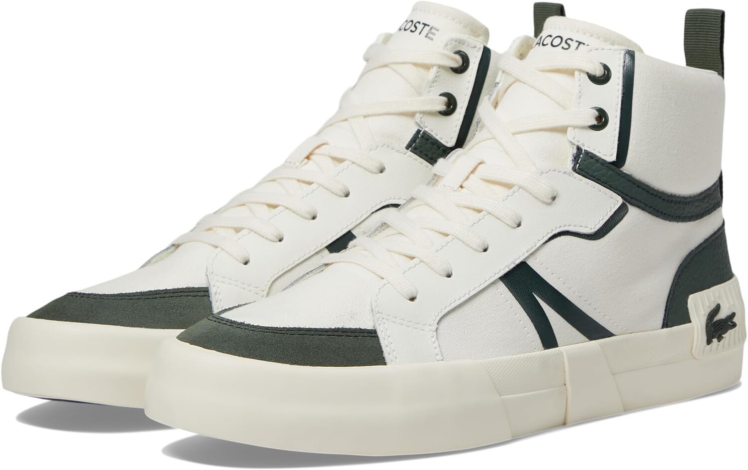 

Кроссовки L004 Mid 223 1 CMA Lacoste, цвет Off-White/Dark Green, Серый, Кроссовки L004 Mid 223 1 CMA Lacoste, цвет Off-White/Dark Green