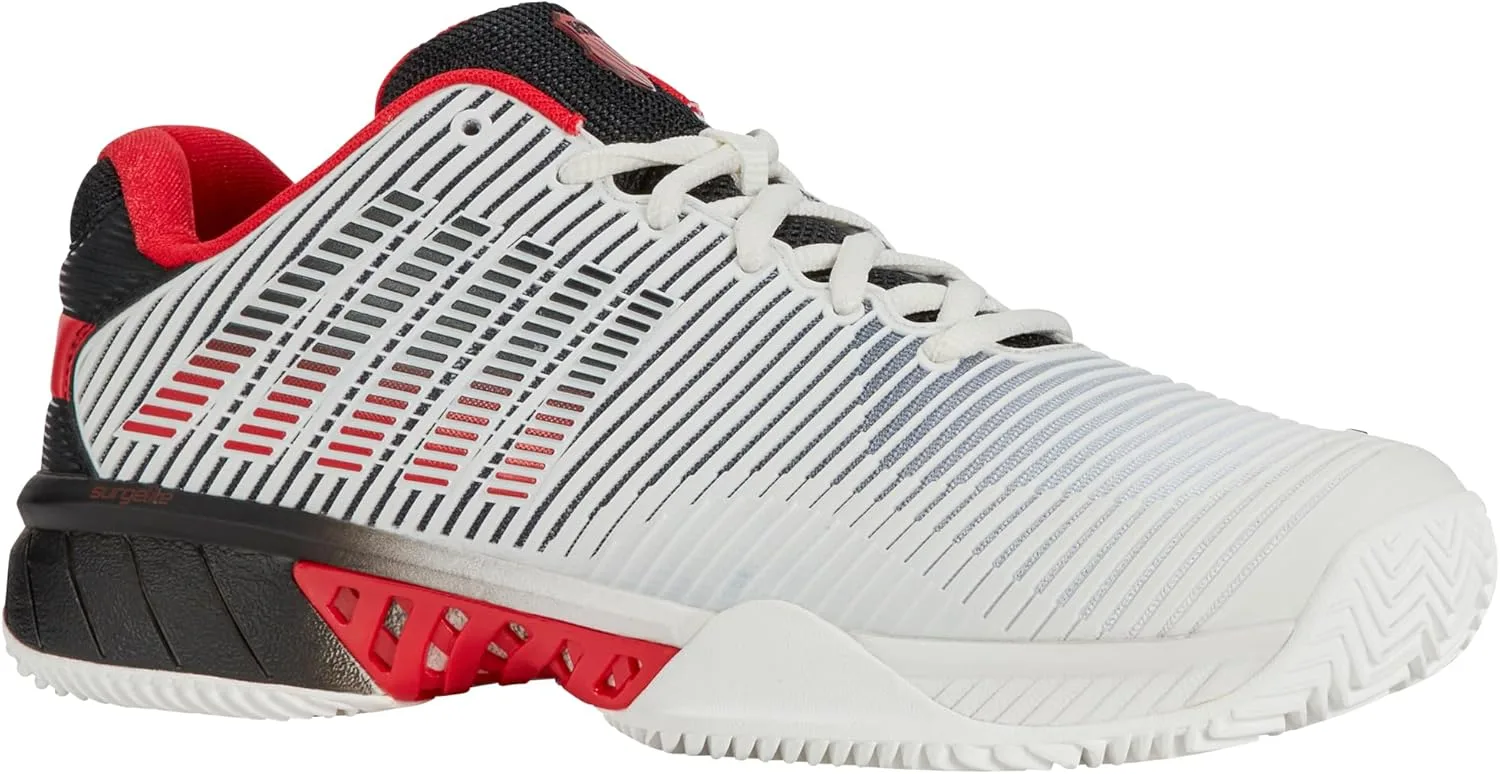 K-Swiss Мужские теннисные кроссовки Performance Hypercourt Express Hb - Highrise/Black/Neon Blaze — фото 2