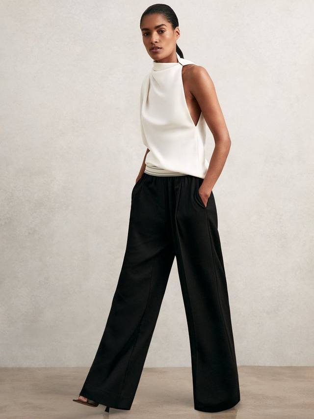 

Брюки с полосками и поясом Camelia Reiss, Black