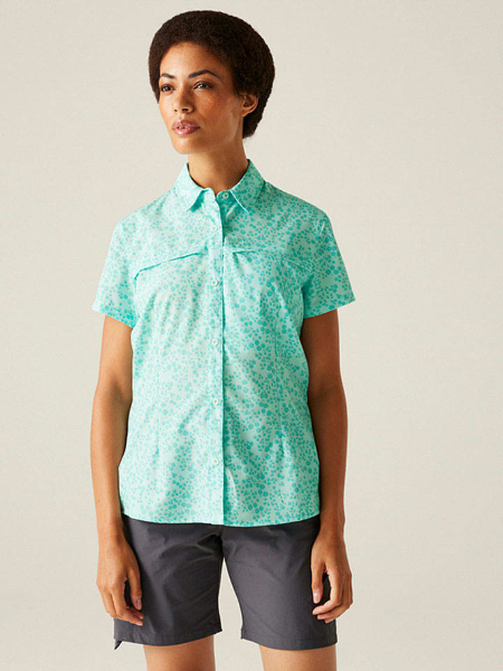 

Regatta Функциональная рубашка "Packaway" бирюзового цвета