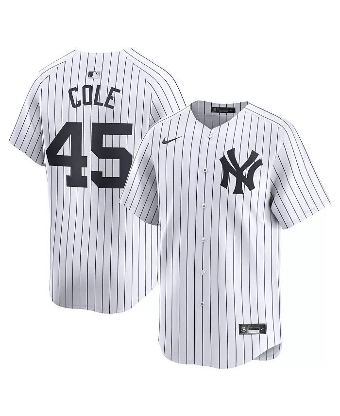 

Мужская белая лимитированная джерси игрока Gerrit Cole New York Yankees для домашних матчей Nike