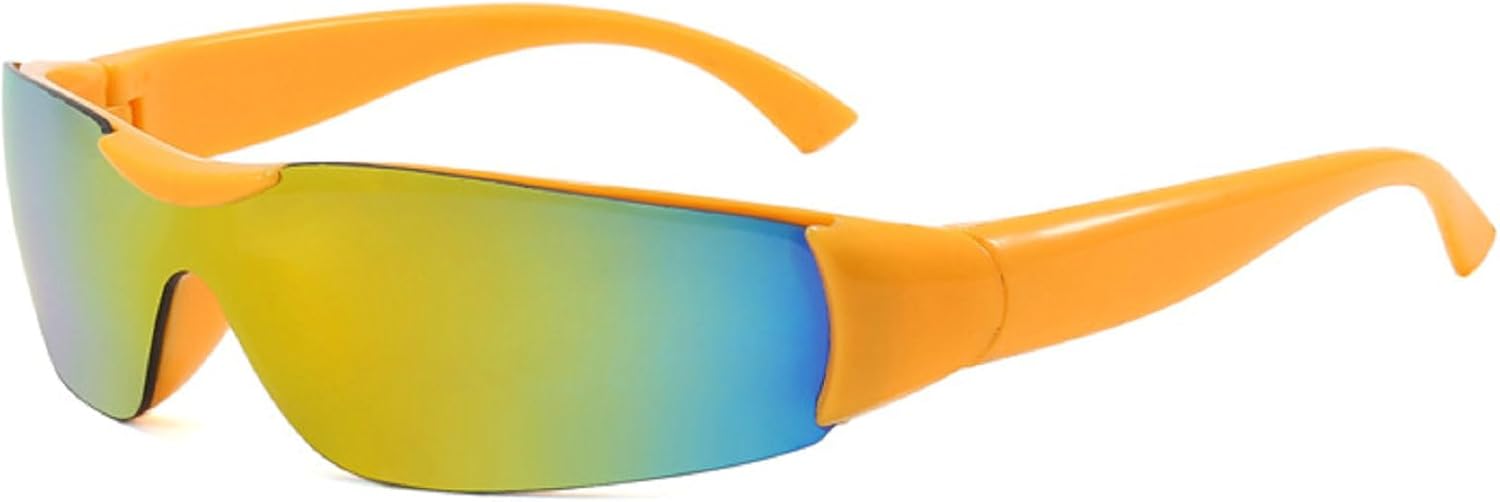 

Женские солнцезащитные очки обтекаемой формы, ретро-очки прямоугольной формы, модные в стиле 2000-х, для велоспорта, рыбалки, бега, с защитой от УФ-излучения mincl, C6