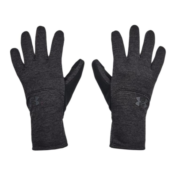 

Under Armour Полиэстеровые вязаные перчатки мужские черные, Black