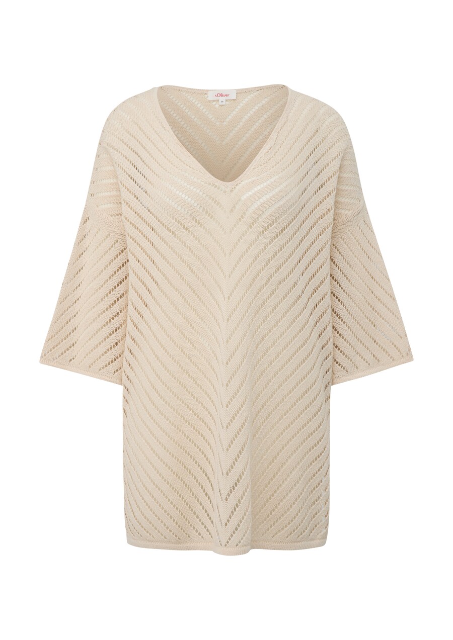 

Тонкий вязаный свитер s.Oliver Sweater, синий