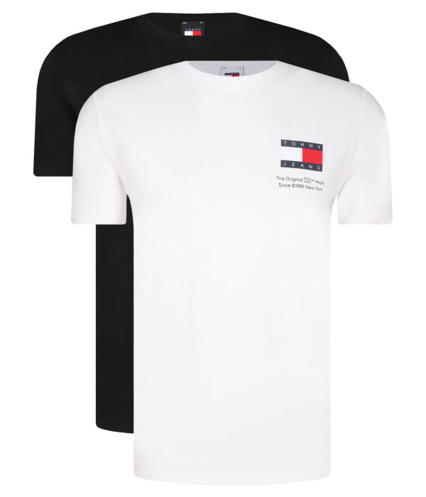 

Футболки 2 шт tjm slim 2pack s/s flag dna Slim fit Tommy Jeans, белый