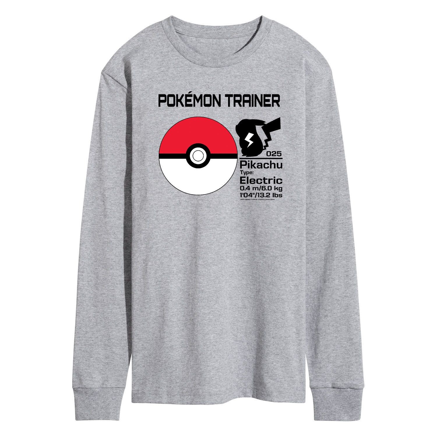 

Мужская тренировочная футболка Pokemon Pokeball Licensed Character