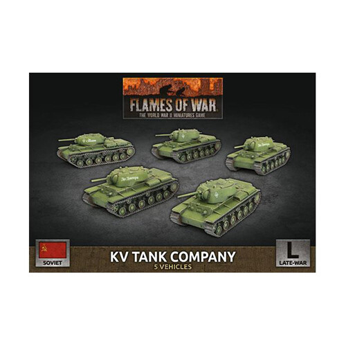 

Фигурки Flames Of War: Kv-8 Flame-Tank Company (X5 Plastic)