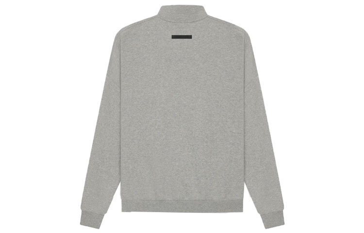 SS21 Толстовка унисекс темно-овсяная Fear Of God Essentials, серый — фото 2