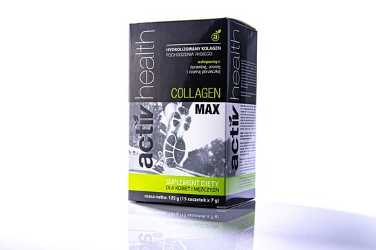 

ACTIV HEALTH COLLAGEN MAX Гидролизованный рыбий коллаген - 15 пакетиков ELENA, мультиколор