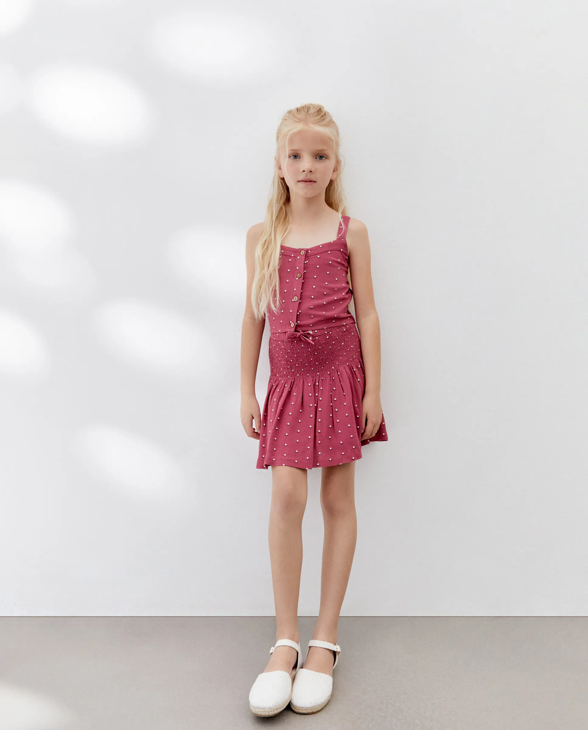 

Юбка с резинкой на талии и принтом AOP Kids El Corte Inglés, розовый