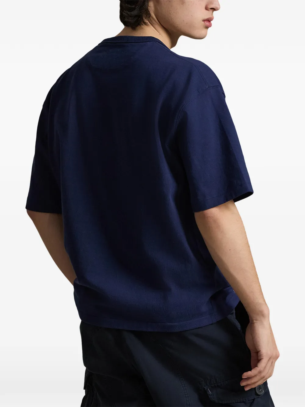 Футболка с короткими рукавами и круглым вырезом Polo Ralph Lauren, синий — фото 4