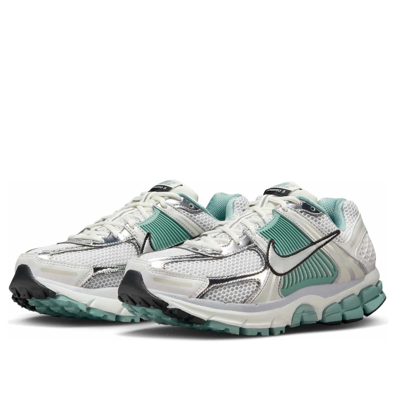 Кроссовки (WMNS) Nike Air Zoom Vomero 5 'White Cannon Wolf Grey Silver' — фото 4