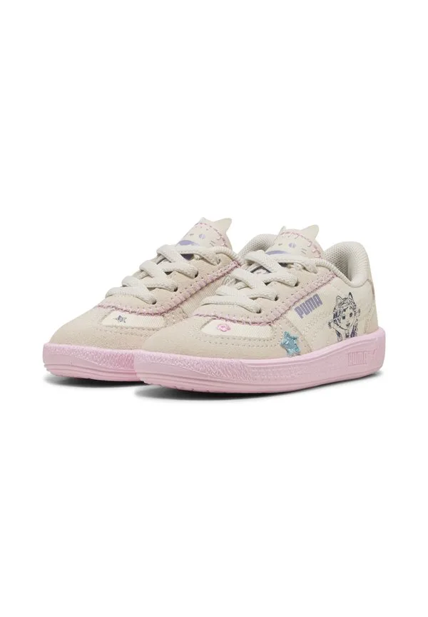 Кроссовки puma x gabby's dollhouse palermo, детская обувь Puma, Alpine Snow/Pearl Pink — фото 2