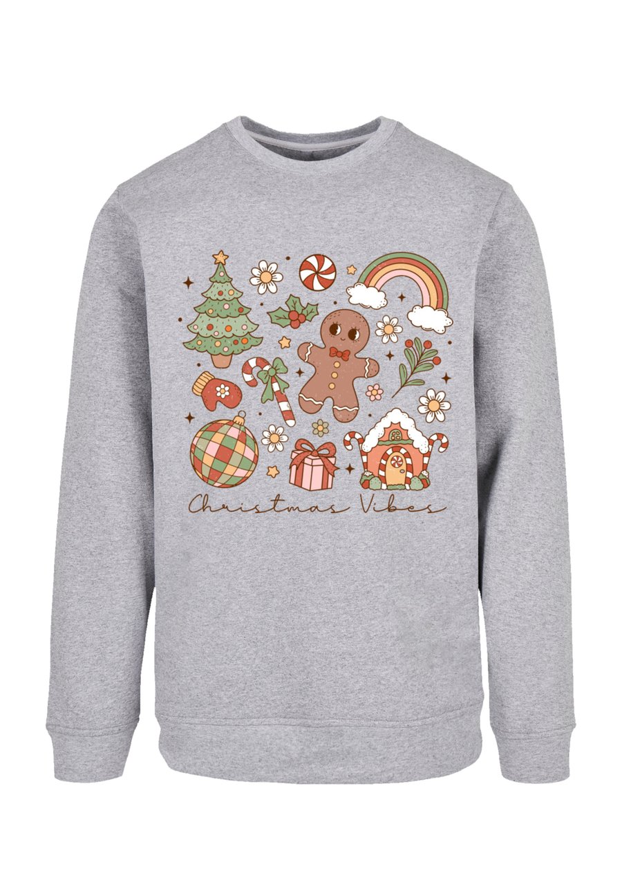 

Толстовка F4NT4STIC WEIHNACHTEN VIBES COZY CUTE WINTER, Heather Grey/Grey