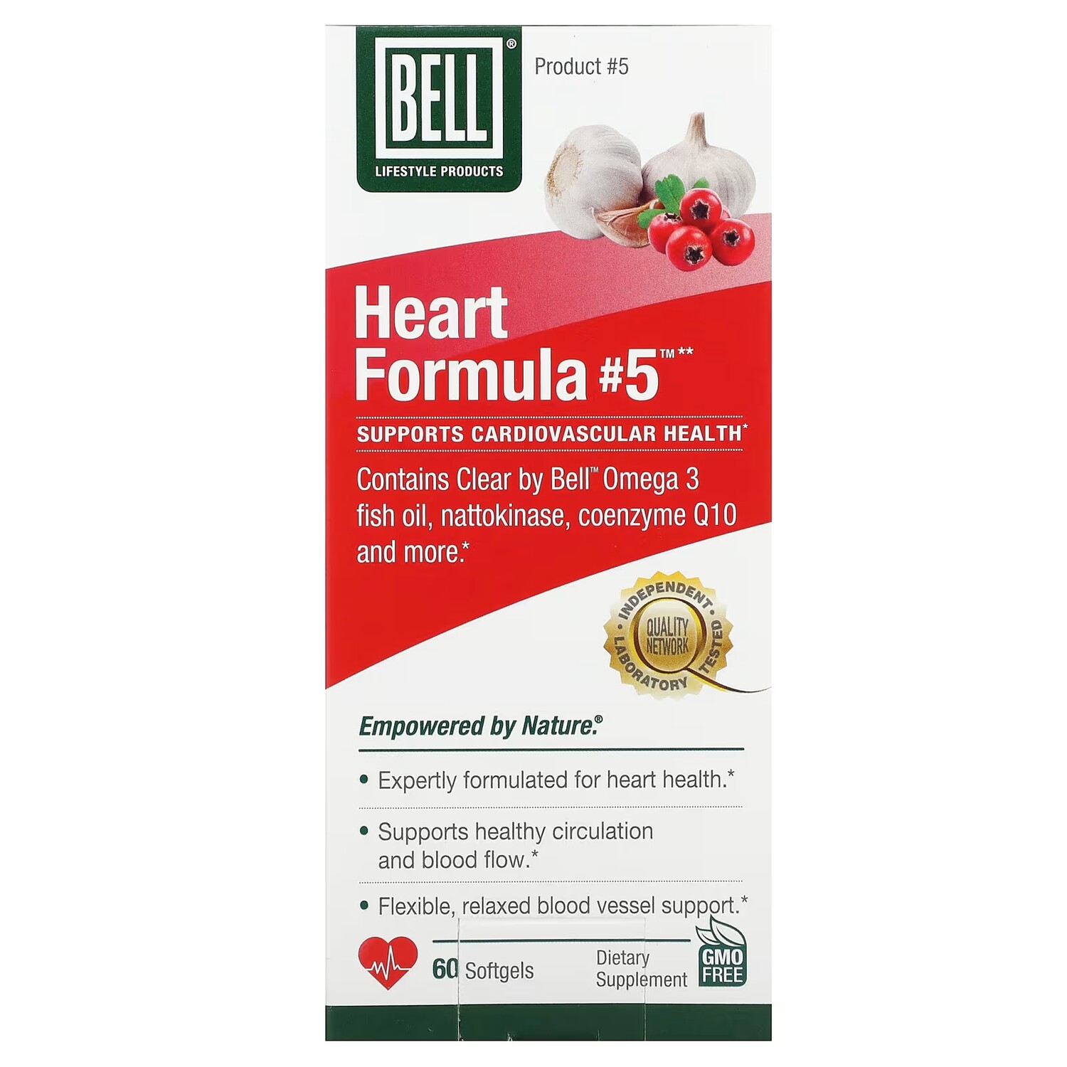 

Добавка Bell Lifestyle Heart Formula 5, 60 мягких таблеток