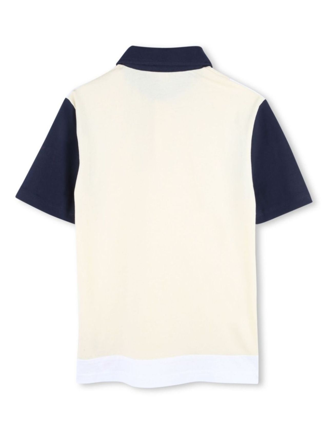 BOSS Kidswear рубашка поло с логотипом, нейтральный цвет — фото 2
