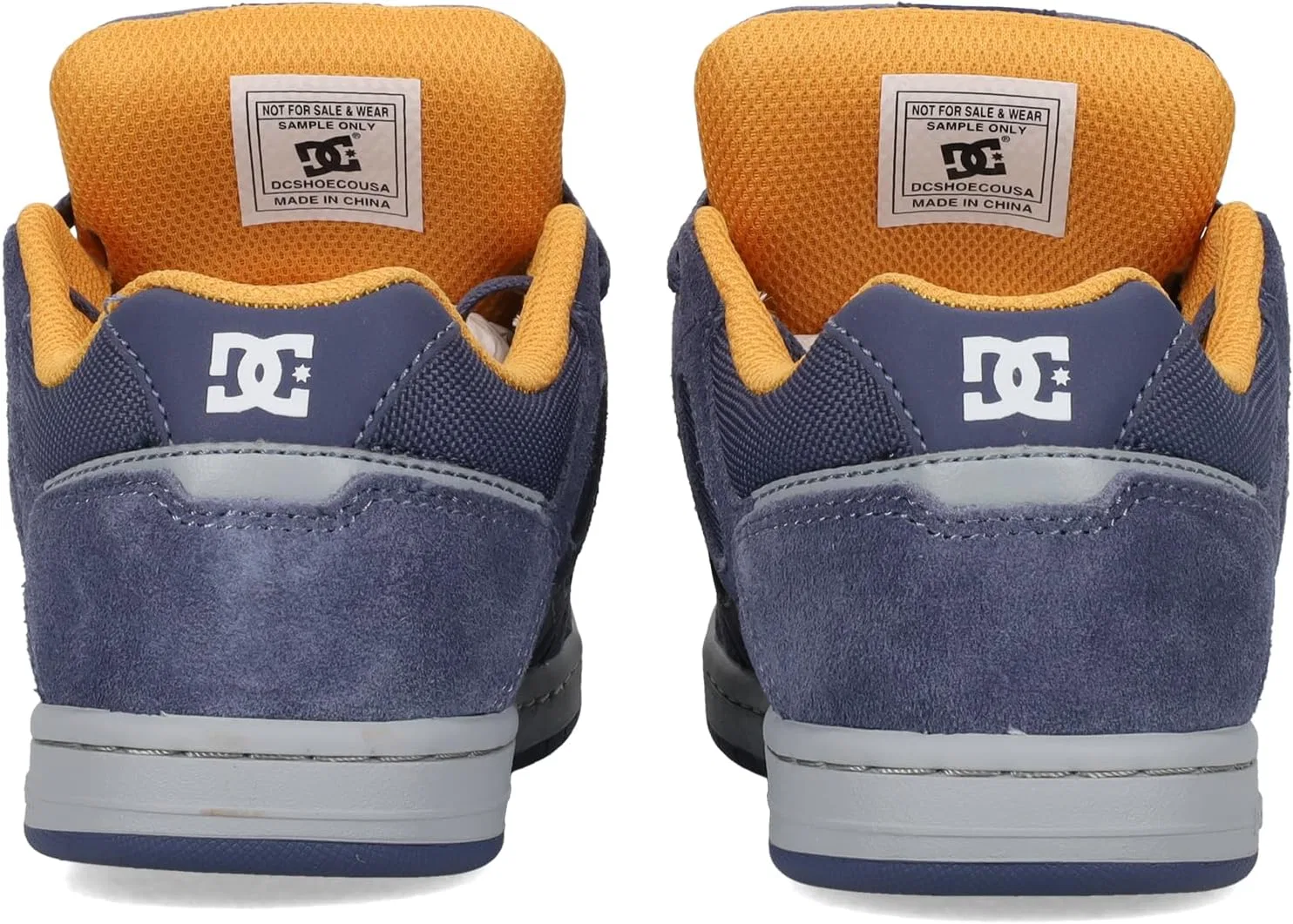 Кеды DC, Stag, Navy/Grey/Orange — фото 3