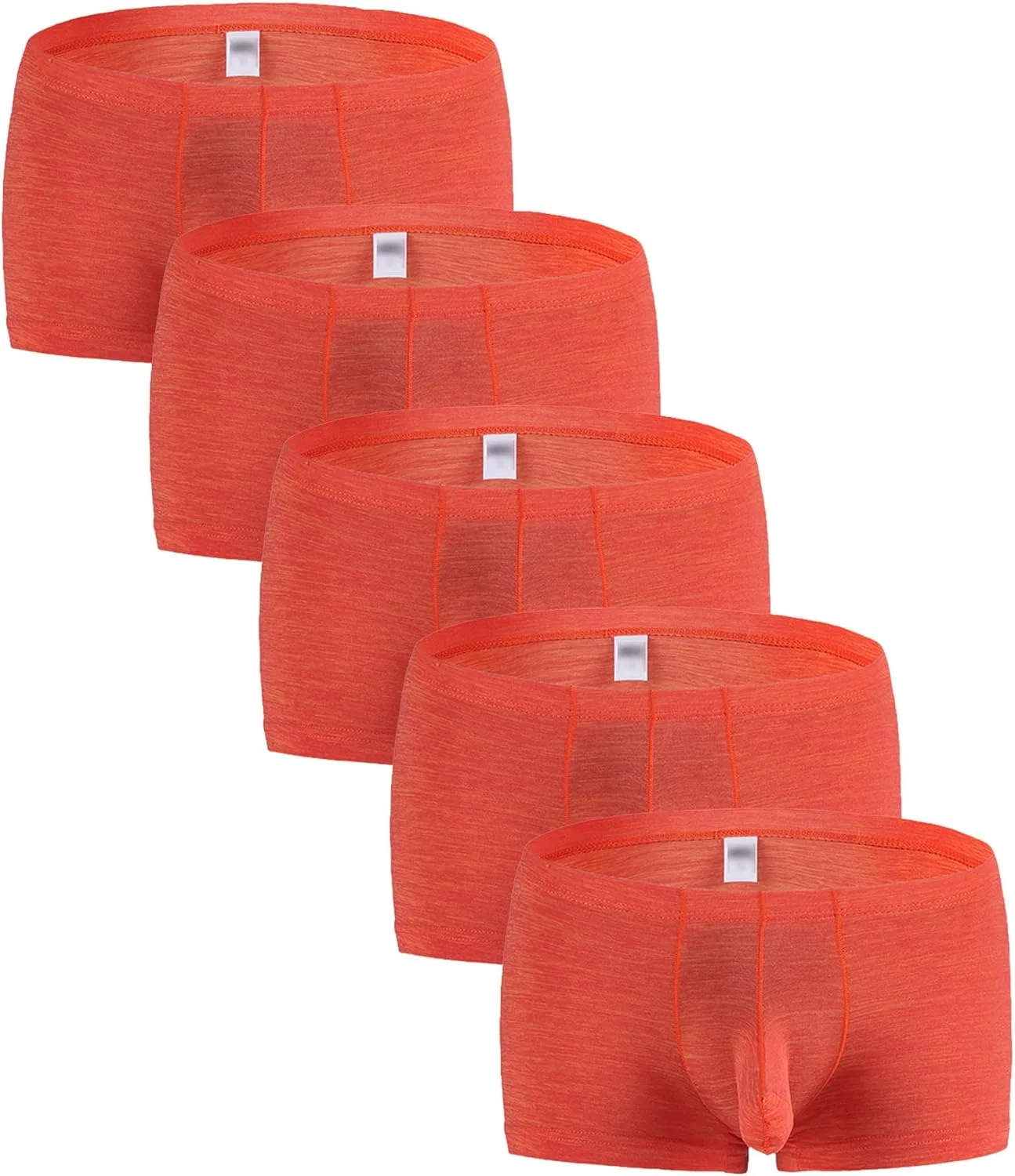 Боксеры, 5 шт., Elephant Nose, Red-5pc