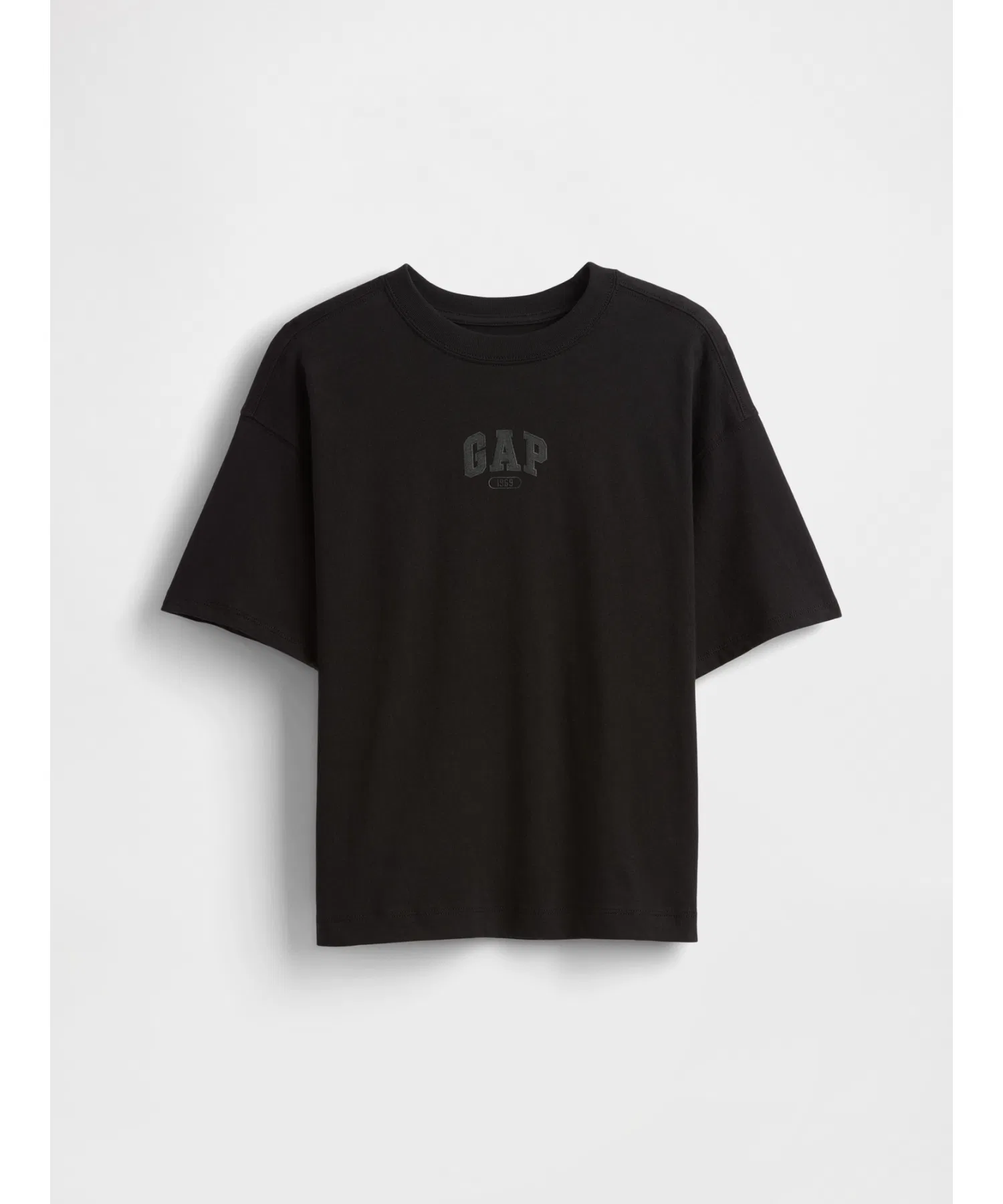 Детская футболка GAP с логотипом 1969 чёрная