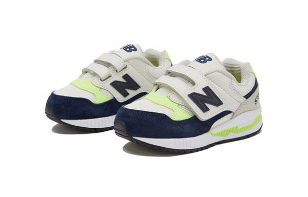Кроссовки 530 series low top running sneakers синий зеленый New Balance, серый — фото 2
