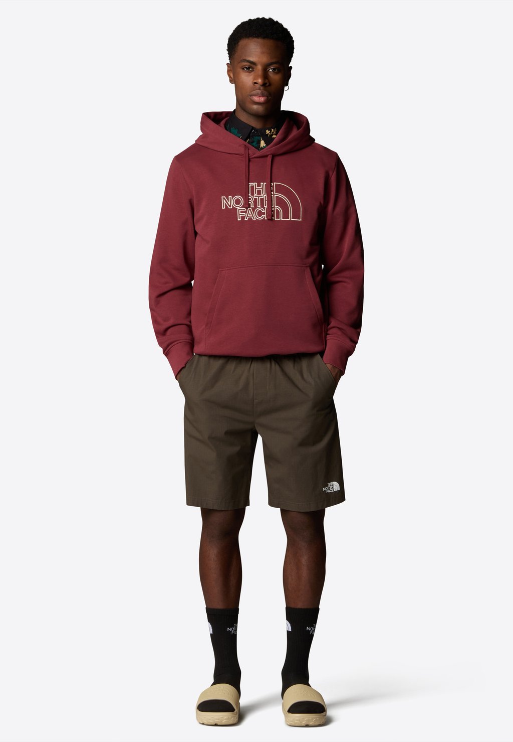 

Шлепанцы NEVER STOP CUSH SLIDE The North Face, бежевый