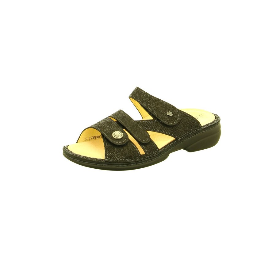 Босоножки на высоком каблуке Finn Comfort Mules Ventura Soft, темно-зеленый