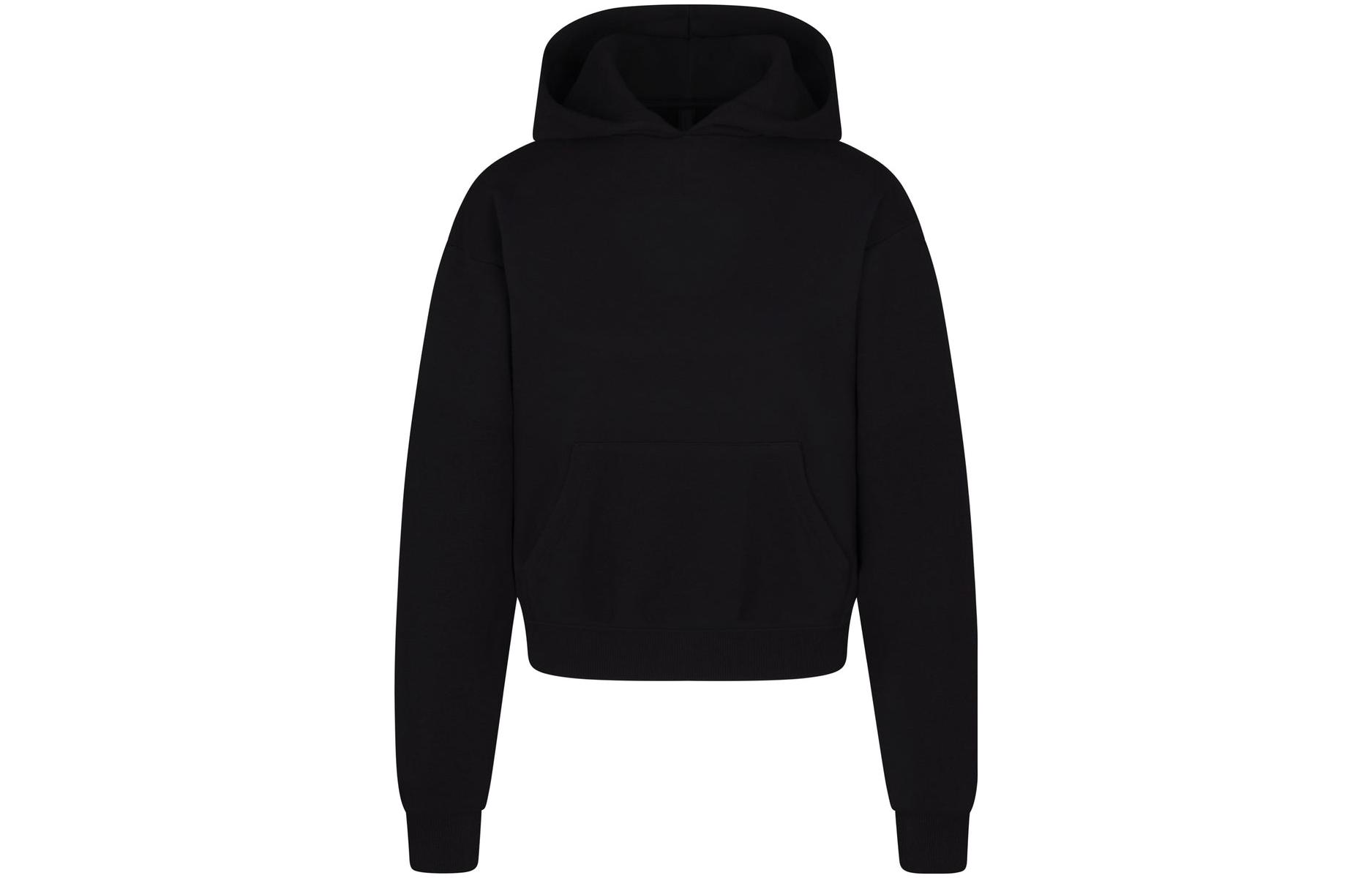 

Толстовка из хлопкового флиса Skims, черный