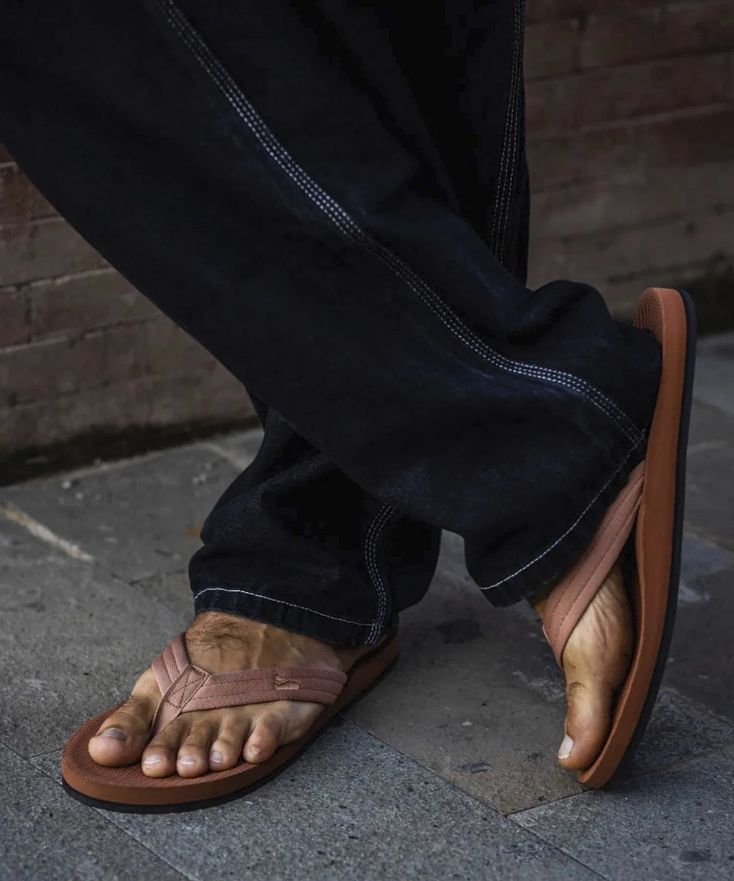 Мужские шлепанцы Firsthand Indosole EASY LIVING Flip Flops