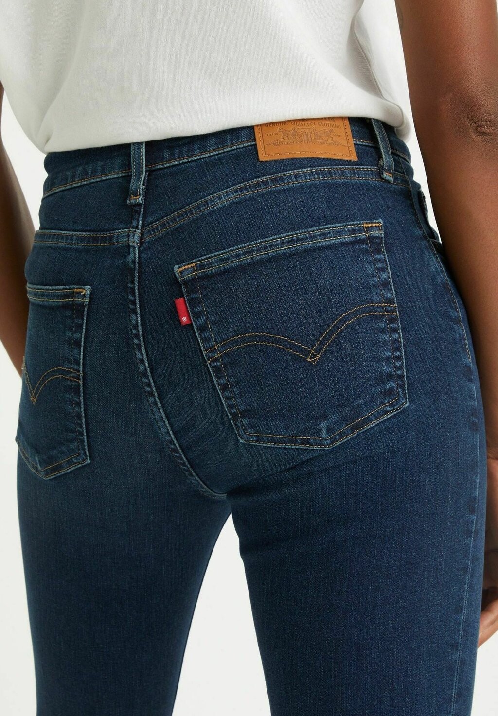 Узкие джинсы темно-синего цвета Levi's, темно-синий — фото 3