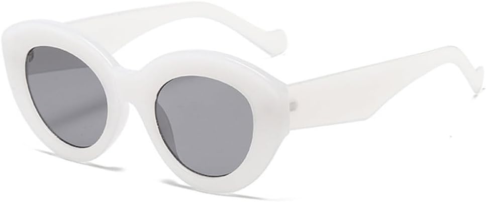 

Популярные модные солнцезащитные очки большого размера «кошачий глаз» для женщин, ретро-очки с леопардовым принтом, солнцезащитные очки UV400 для мужчин, трендовые овальные солнцезащитные очки generic, Jelly White Gray