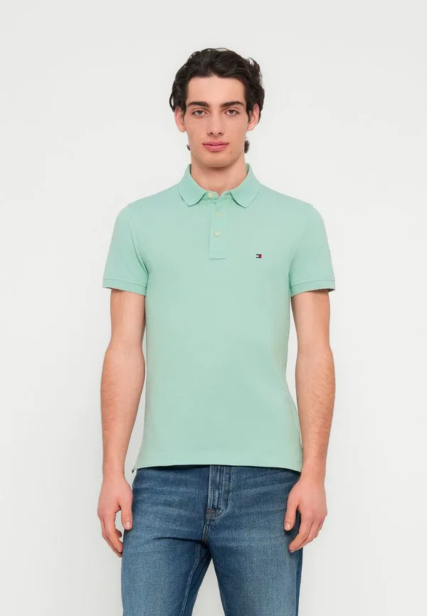Поло-Рубашка из пике приталенного кроя 1985 года. Tommy Hilfiger, Crushed Mint