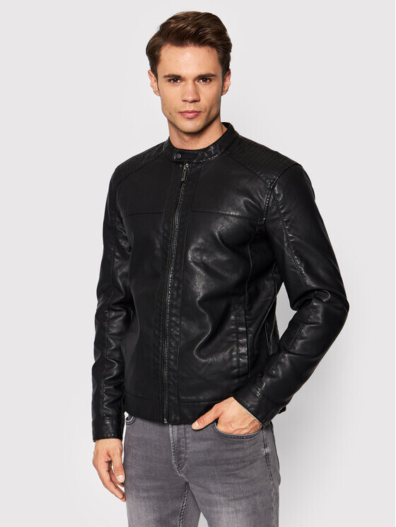 

Куртка из искусственной кожи regular fit Only & Sons, черный
