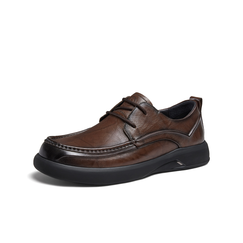 

CAMEL Повседневные кожаные туфли мужские low top Brown, Black