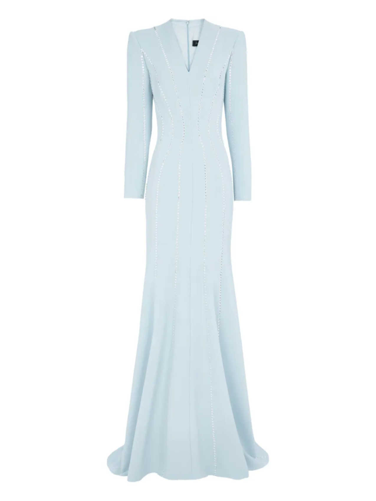 

Jenny Packham платье макси Victoire со стразами, синий